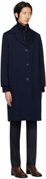 Maison Margiela Navy Milano Coat