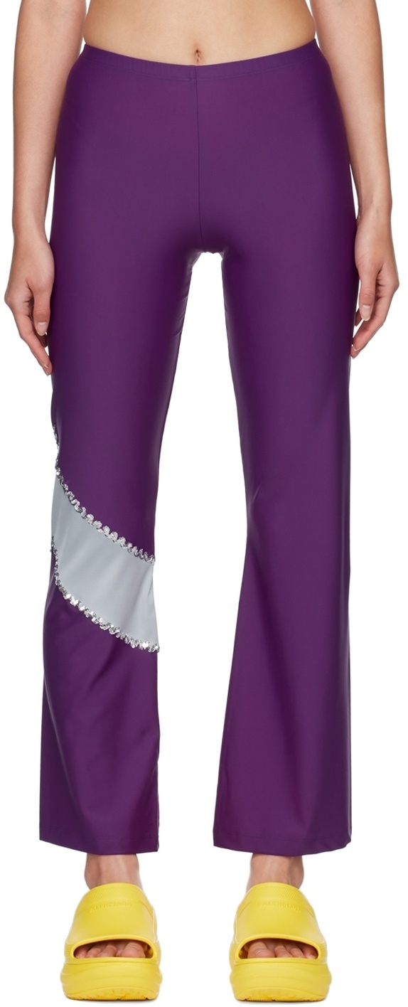 Photo: ERL Purple Polyester Lounge Pants