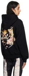 Evisu Black Tattoo Koi Hoodie