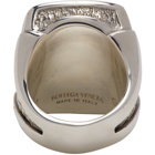 Bottega Veneta Silver Chunky Chevalier Ring