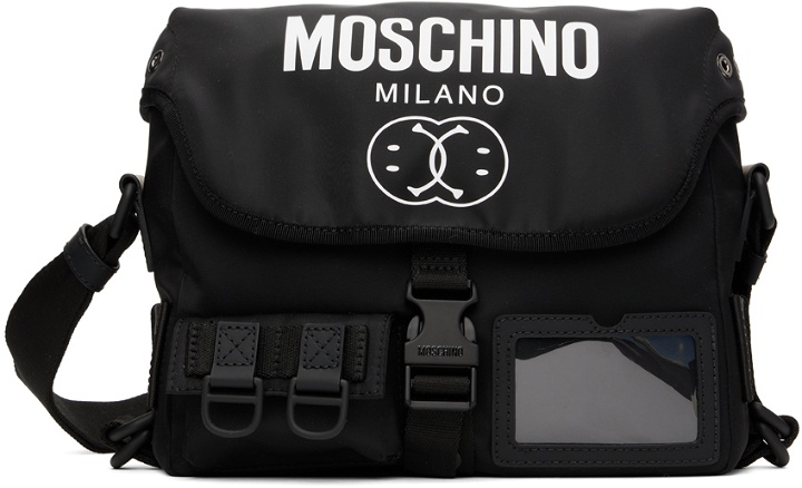 Photo: Moschino Black Smiley Edition Bag