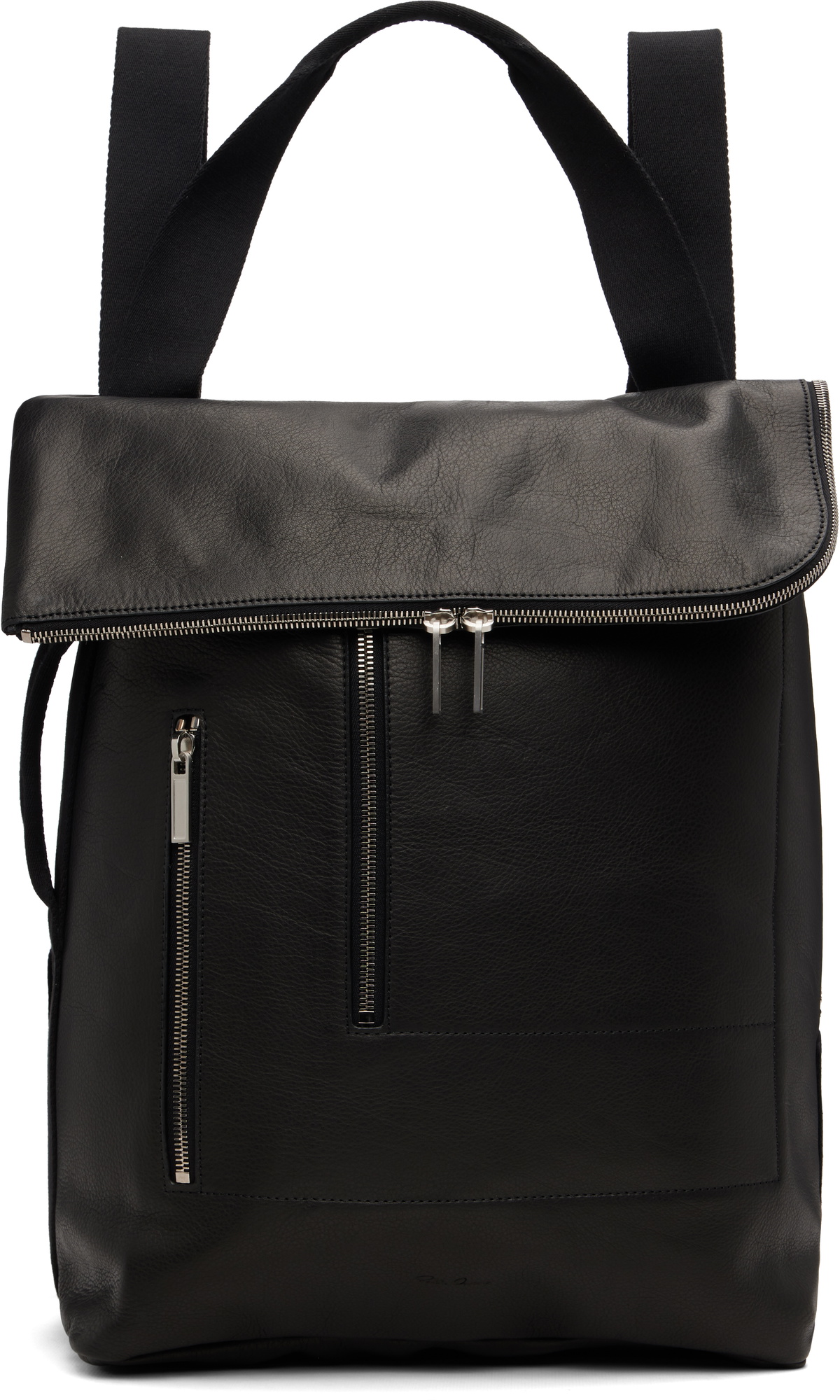 Rick Owens Black Concordians Cargo Backpacks