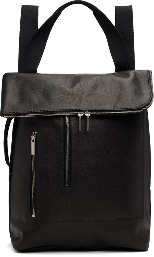Photo: Rick Owens Black Concordians Cargo Backpacks