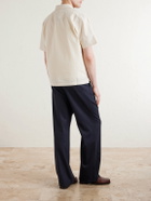 Aimé Leon Dore - Cropped Cotton-Seersucker Shirt - Neutrals