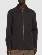 JIL SANDER - Virgin Wool Zipped Shirt