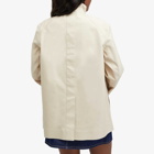 Maison Kitsuné Women's Macintosh Jacket in Light Beige