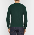 Loro Piana - Ribbed Cashmere and Silk-Blend Sweater - Men - Green