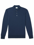 Kingsman - Virgin Wool Polo Shirt - Blue