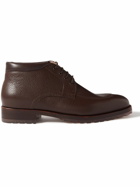 Manolo Blahnik - Nekos Full-Grain Leather Boots - Brown