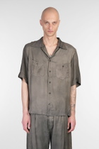 Ziggy Chen Shirt In Green Viscose