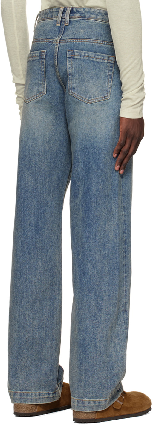 LOW CLASSIC Blue Faded Jeans