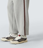 Gucci Web cotton jersey sweatpants