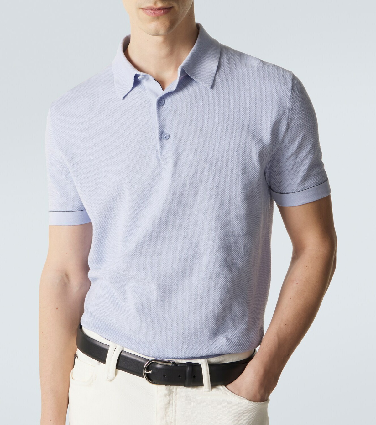 Brioni Cotton piqué polo shirt