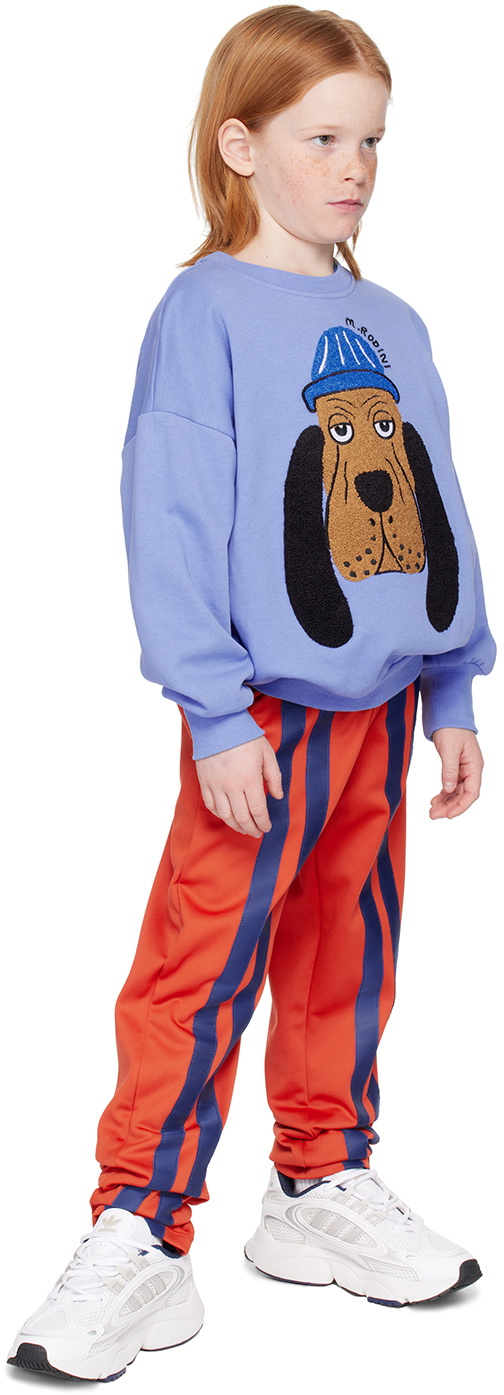 トップス MINI RODINI Bloodhound 5-7y Mini Rodini Kids Blue Bloodhound Sweatshirt Mini Rodini