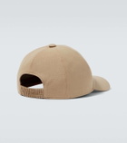 Zegna Embroidered linen baseball cap