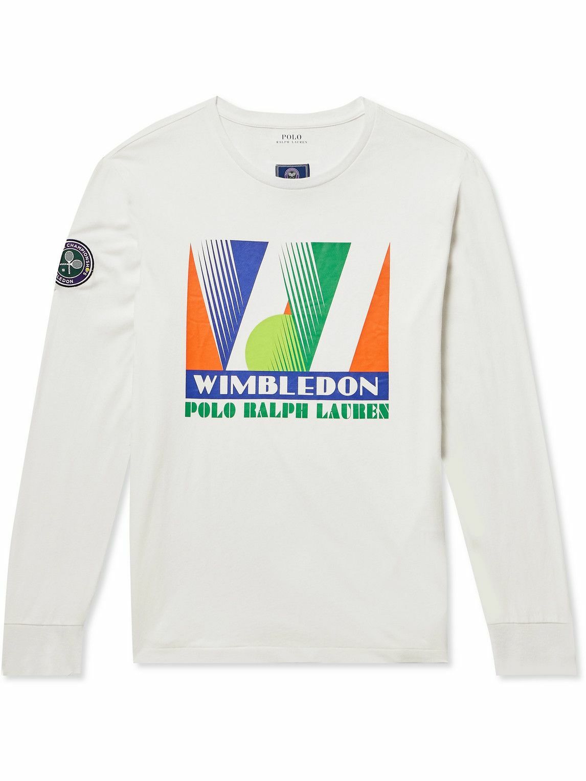 Polo Ralph Lauren - Wimbledon Appliquéd Logo-Print Cotton