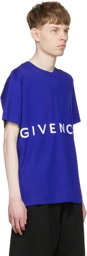 Givenchy Blue Cotton T-Shirt