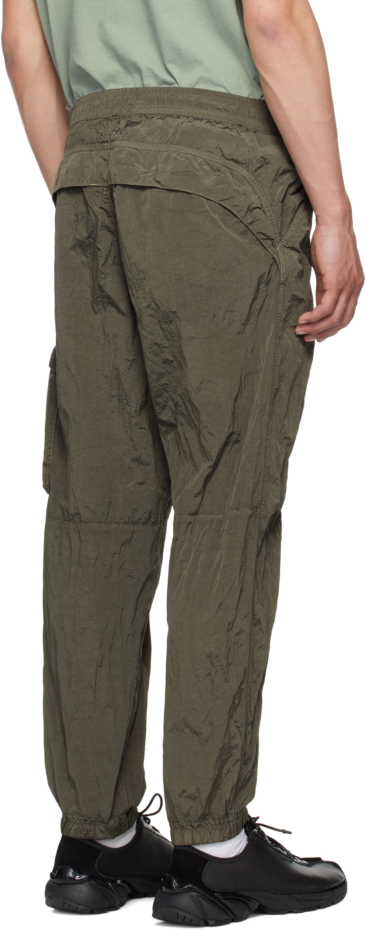 Stone Island Khaki Nylon Metal ECONYL Cargo Pants Stone Island
