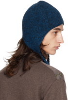 HYEIN SEO Blue Tassel Charm Beanie