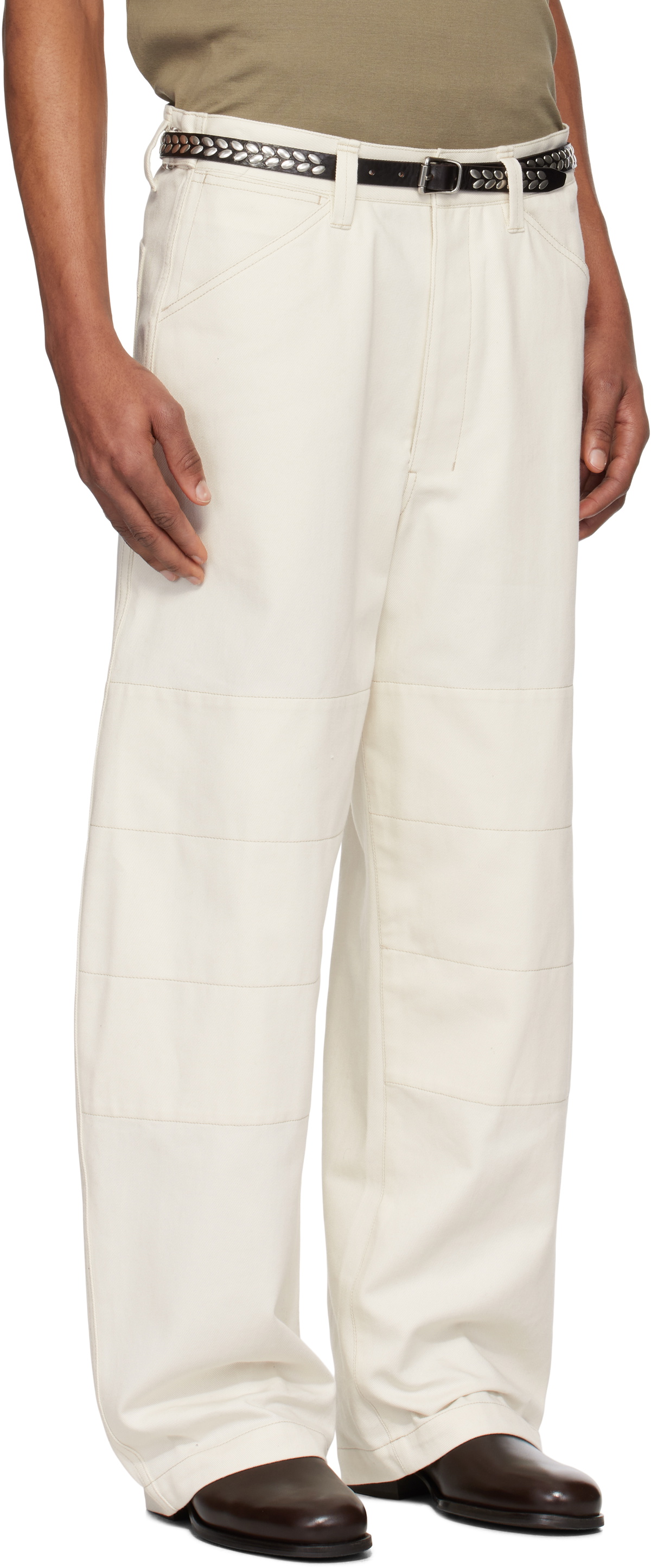 LEMAIRE Off-White Big Work Trousers Lemaire