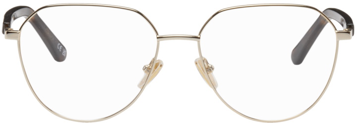 Photo: Balenciaga Gold Round Glasses