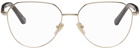 Balenciaga Gold Round Glasses