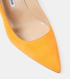 Manolo Blahnik BB 90 suede pumps