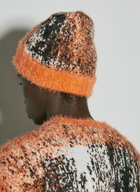 Y/Project Gradient Hairy Knit Beanie Hat