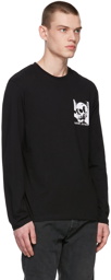 Alexander McQueen Black Skull Long Sleeve T-Shirt