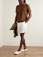 Incotex - Venezia 1951 Straight-Leg Cotton-Blend Bermuda Shorts - White