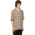 Burberry Beige Raymond Short Sleeve Shirt