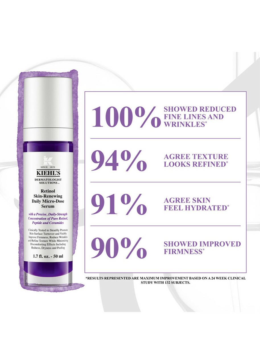 Kiehl's Retinol Skin-renewing Micro-dose Serum 50ml, Lotions, Retinol
