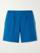 Noah - Straight-Leg Cotton-Canvas Shorts - Blue