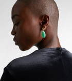 Octavia Elizabeth Imogen 18kt gold drop earrings with chrysoprase and diamonds