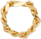 IN GOLD WE TRUST PARIS Figaro Chain Ring