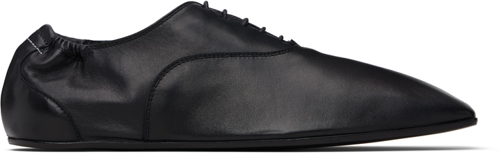 Photo: MM6 Maison Margiela Black Leather Oxfords