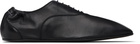 MM6 Maison Margiela Black Leather Oxfords
