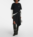 The Attico Layered cotton jersey T-shirt