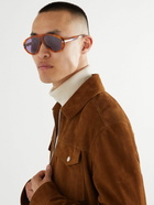 TOM FORD - Aviator-Style Tortoiseshell Acetate Sunglasses