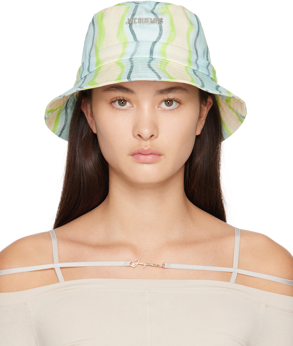 Jacquemus Multicolor Le Raphia 'Le Bob Gadjo' Hat Jacquemus