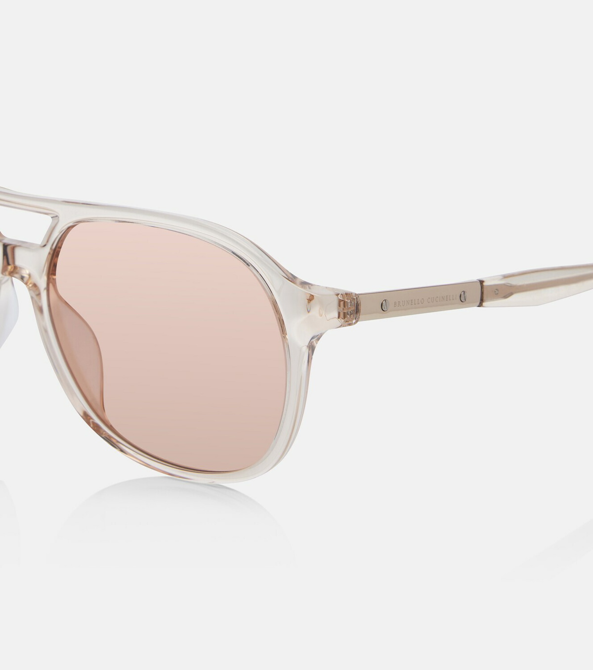 Brunello Cucinelli Sartorial Sunset aviator sunglasses