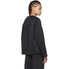 Craig Green Black Silk Ribbed Top