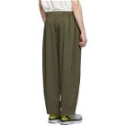 South2 West8 Khaki String Cuff Easy Trousers