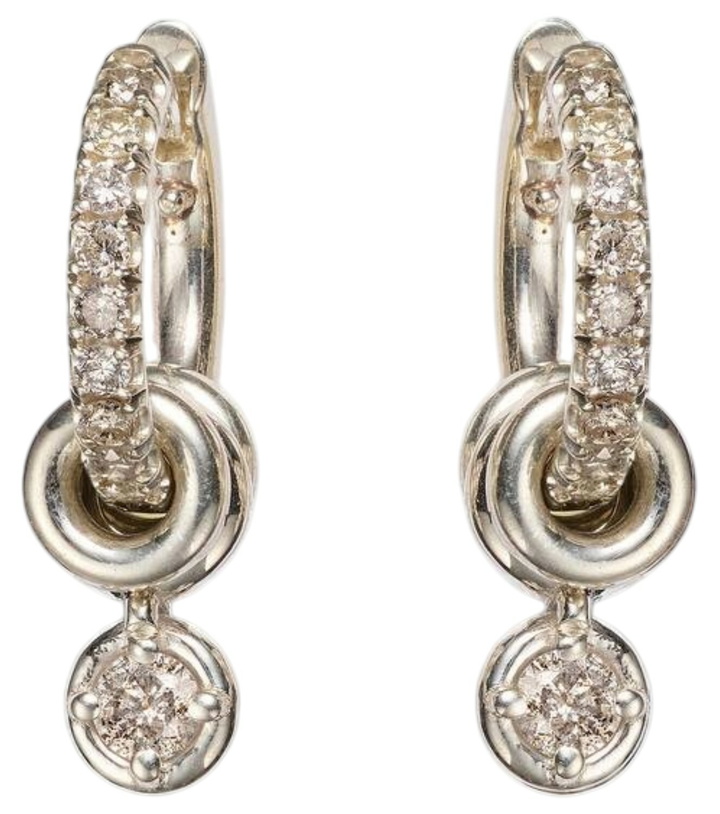 Photo: Spinelli Kilcollin Zahra sterling silver earrings with diamonds