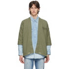 Visvim Green Sanjuro Kimono Jacket