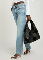 Marc Jacobs The Sack Panelled Suede and Leather Shoulder bag - Black - One Size