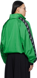 LU'U DAN Green L-D Windbreaker Jacket