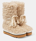 Stella McCartney Elyse faux fur snow boots