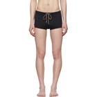 Paul Smith Black Stretch Mini Swim Shorts