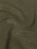Loro Piana - Kawaguchi Cotton, Linen and Cashmere-Blend Jersey Bomber Jacket - Green